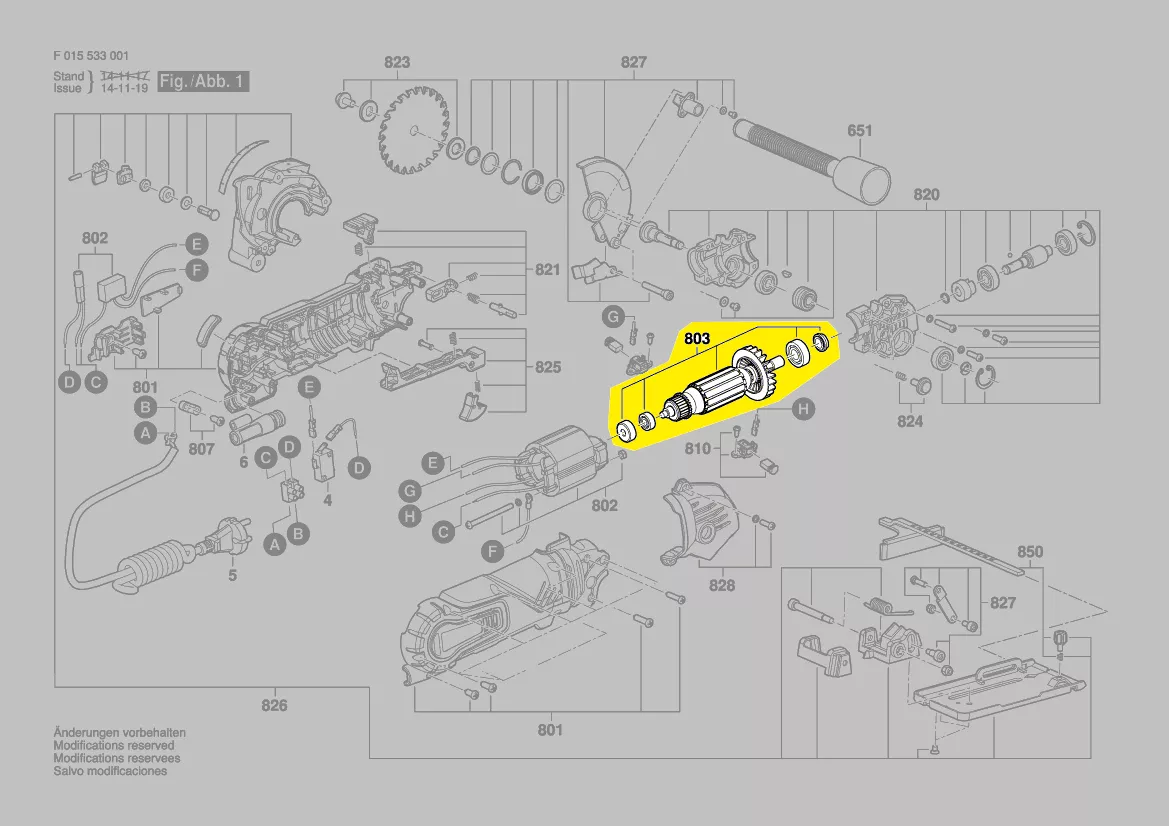 Induit Skil réf. 2 610 Z06 172
